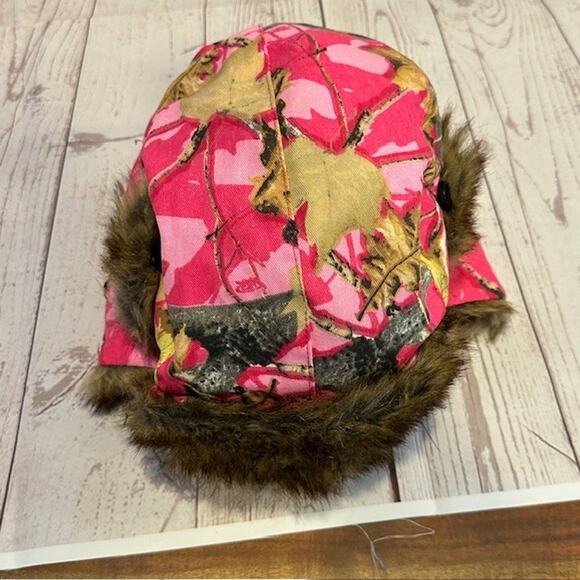 Women's Pink Camo Ski Snow Hat Coast to Coast Outfitters - Picture 3 of 6